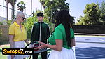 Tennis Game With Slut Stepmoms Leads To Foursome Fuckfest Orgy – Kenzie Taylor & Mona Azar – Swappz