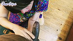He Knows To Handles This Petite Cock Hungry Slut.