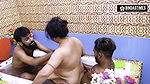 Desi chocolaty Bhabhi Fucks again with Two Black Boys (Hindi Audio)