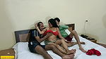 Indian hot Aunty hardcore threesome sex! Popular hindi sex