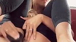 Horny Naughty Girl Fuck Herself With A Hugh Dildo In Her Car and Squirt