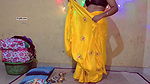 Hot Indian girl wearing a saree