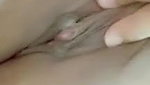 Cute Girl Showing And Playing With Her Boobs and Pussy