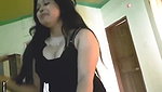 Sexy girl blowing