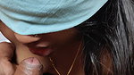 Indian girlfriend give blowjob to her boyfriend
