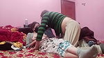 Dasi stepsister sex with stepbrother on home bed so hot