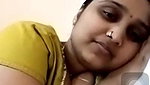 Married Telugu Bhabi Showing Cleavage