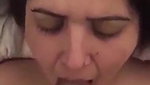 Beautiful Paki Babe Taking Cum In Mouth