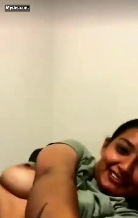 Beautiful girl making video for lover