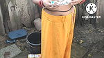 Anita yadav bathing outside with hot