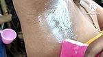 Shaving  indian style hair remove