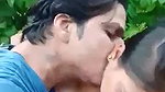 Desi Lover outdoor boobs sucking and smooching