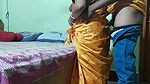 Today Salu Bhabhi was looking hot in a yellow saree. husband fucks a lot