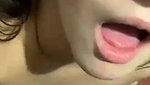 Cute Girl With Glasses Takes Cum In Mouth Swallows And Licks It Nicely