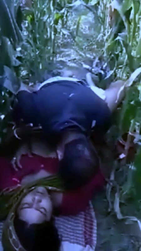 Desi village bhabi fucking with old father in lw in field