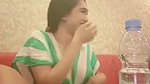 Asian girl showing tits accidentally in restaurant Sexy