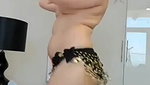 Hottie With Sexy Figure Doing Belly Dance Naked
