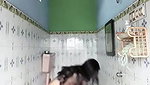 Beautiful Bengali Boudi Bathing