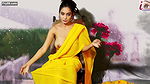 Sexy Yellow Saree Fashion
