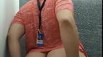 Huge ass girl Making video in office for lover