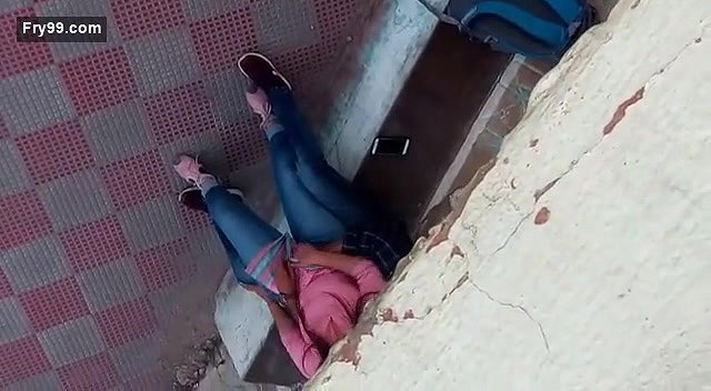 Outdoor pussy fingering by lover