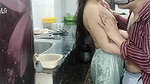 Sister in law ko kichen me piche se pakad ke pel diya