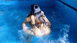 Big ass bhabhi with her boyfriend in swimming pool
