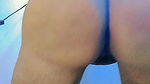 Asshole Close up big butt sexy dance and big tits massage