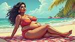 Desi MILF Cartoon Aunty Uncovered – Big Boobs & Hips Fantasy
