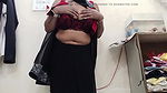 Desi Mona Show Boobs and nipple in black Sari