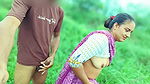 Desi Village bhabhi enjoy early morning sex with her Devar in jungle, outdoor Jungle Sex