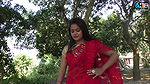 Rupsa  Red Colour Saree  Outdoor Saree Video Shoot  High Fashion Navel Show Video