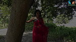 Rupsa  Red Colour Saree  Outdoor Saree Video Shoot  High Fashion Navel Show Video