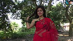 Rupsa  Red Colour Saree  Outdoor Saree Video Shoot  High Fashion Navel Show Video