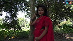 Rupsa  Red Colour Saree  Outdoor Saree Video Shoot  High Fashion Navel Show Video