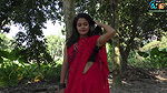 Rupsa  Red Colour Saree  Outdoor Saree Video Shoot  High Fashion Navel Show Video