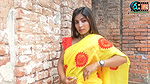Saree Vlog Shoot  Rishita Yellow Saree  Anytime Entertainment  Saree Fashion  Saree Shoot