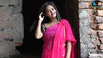Rupsha  Pink Saree Sleeveless Blouse Video Shoot  Navel Show Video  saree fashion blog