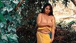 Parna Nude Saree Shoot