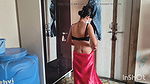 Desi bhabhi changing clothes in front of devar
