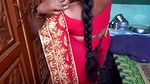 Desi beauty housewife sary changing in home