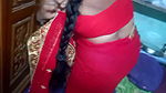 Desi beauty housewife sary changing in home