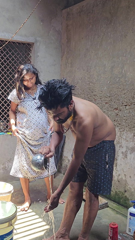 Desi indian village pregnant wife fucked by husbands
