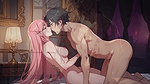 AI-generated Anime porn story of boobs showing in the bathroom for stepbrother natural beauty sexy lips