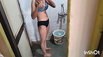 Sexy Shivani taking bath in front of devar