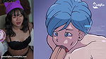 HOT DRAGONBALL HENTAI REACTION CUTE ASIAN STREAMER ExotiqFox Solo Gooner Girl Masturbation Hentai Reaction Funny Vegeta Bulma