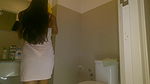 Asian Beauty Masturbates in the Bathroom in the Morning