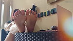 Asian Girl Removes Her Socks