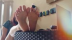 Asian Girl Removes Her Socks