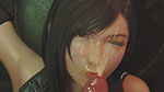 Final Fantasy Porn Tifa Gives a Deep-throat Blowjob Rule34 3D Hentai